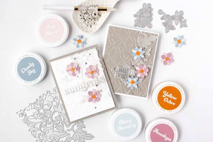 embossed backgrounds tutorial