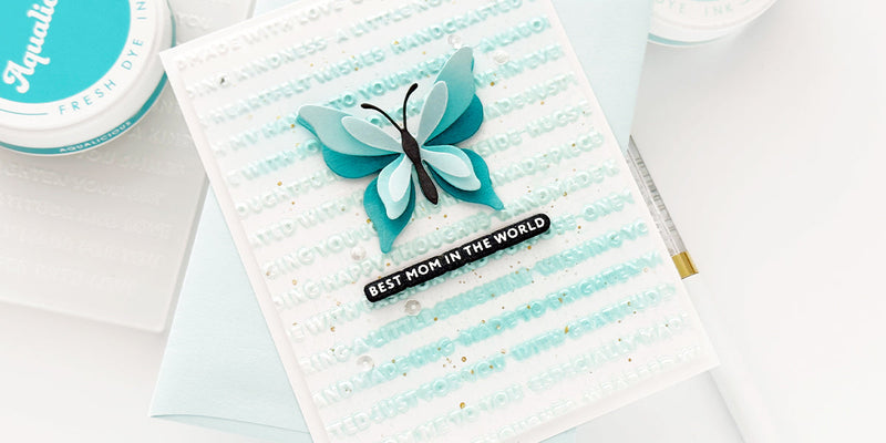 Adding Ink and Dimension to an Embossed Background