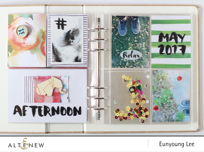 A Life Pages Spread with Altenew Scrapbooking And Card kit