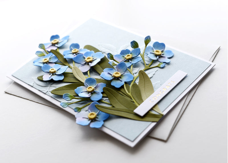 Bringing Paper Flowers to Life with Craft-A-Flower: Forget-Me-Not Layering Die Set