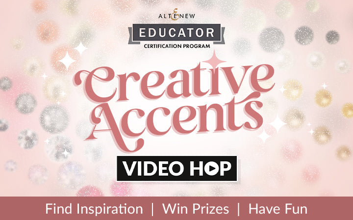 Die-Cut Embellishments | Altenew Educators "Creative Accents" Video Hop + Giveaway