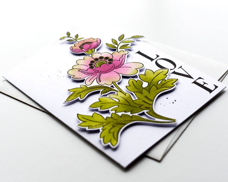CAS Card Using Craft Your Life Project Kit: Garden Gala