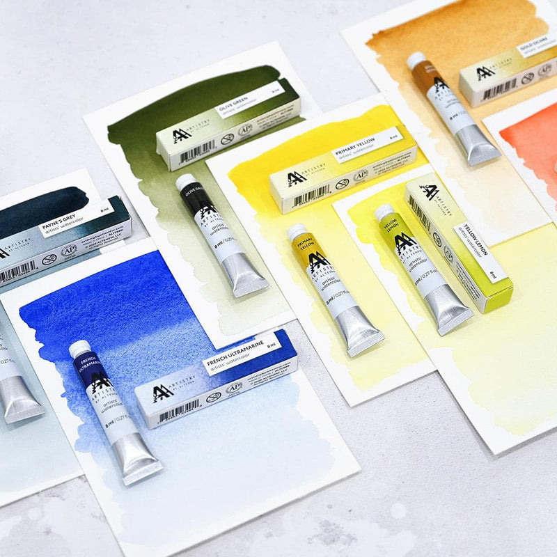 Watercolor Like a Pro With NEW Watercolor Tubes and Watercolor Paper