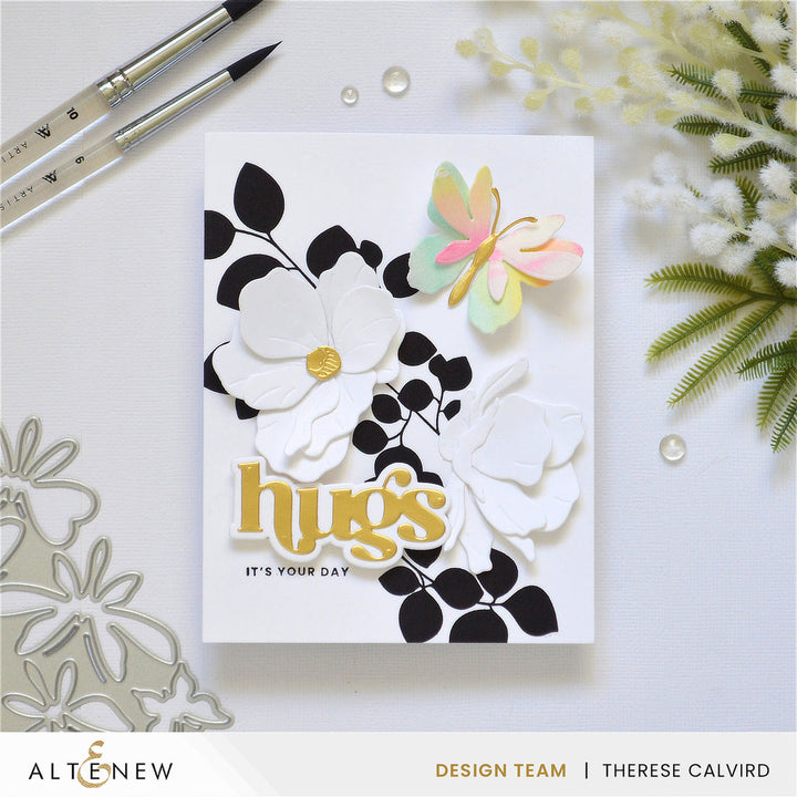 Craft-A-Flower: Butterfly Ranunculus Layering Die Set - Altenew