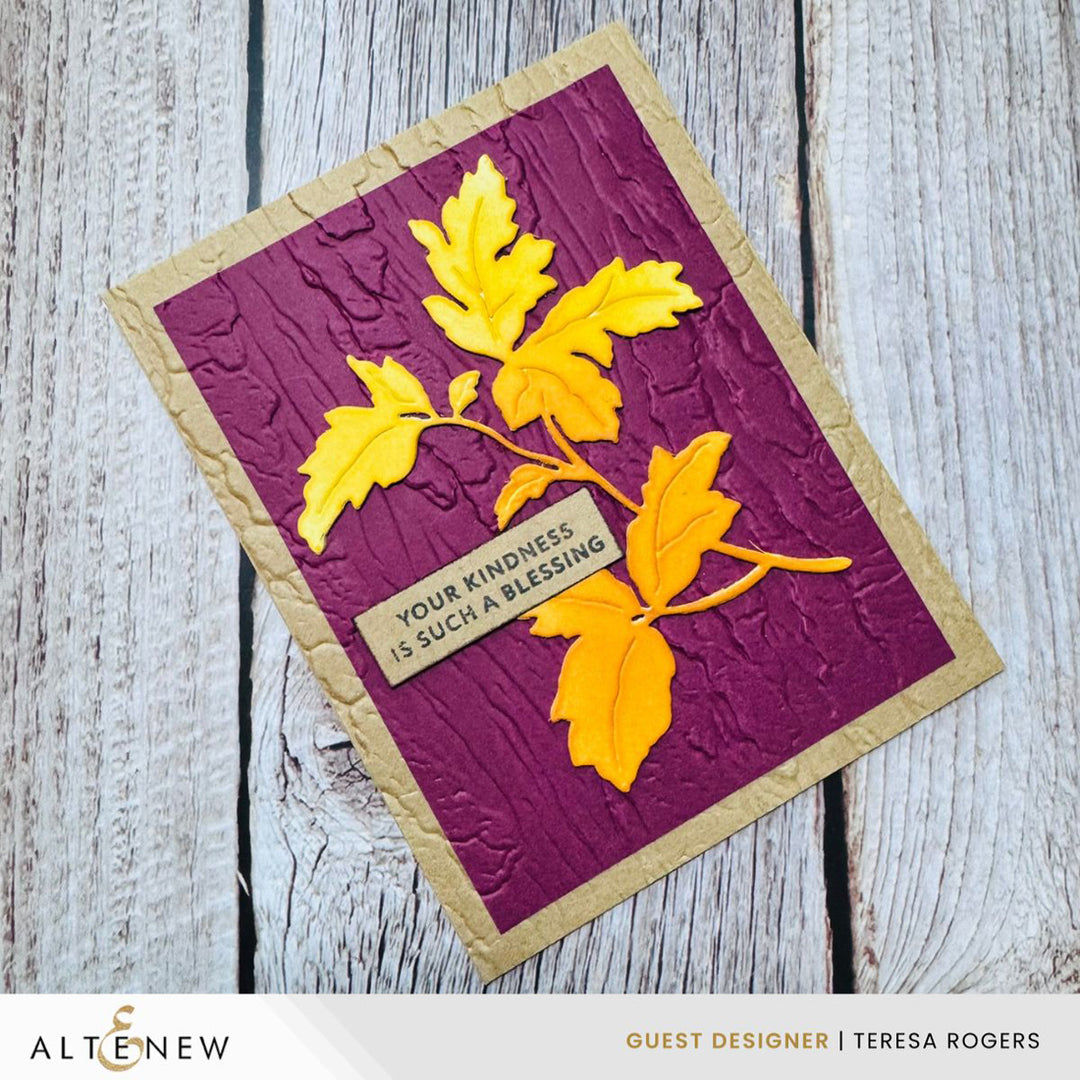 Weathered Bark 3D Embossing Folder
