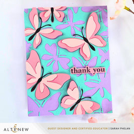 Creative Cuts: Zero-Waste Fluttering Fantasies Layering Die Set - Altenew