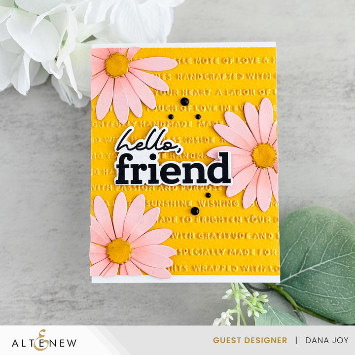 Exceptional Embossed Sentimets - Altenew