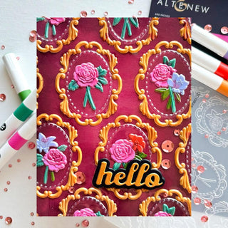 April 2025 Acrylic Markers, Shimmer Relief Paste, Press Plates, Background Stencils & MORE! banner 10
