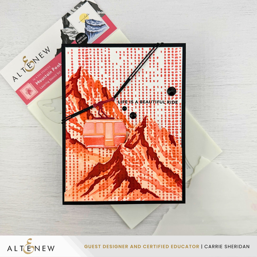 Mountain Peak Layering Stencil Set (4 in 1)