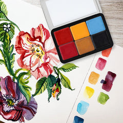 Watercolor Compact - Bold Ember - Altenew