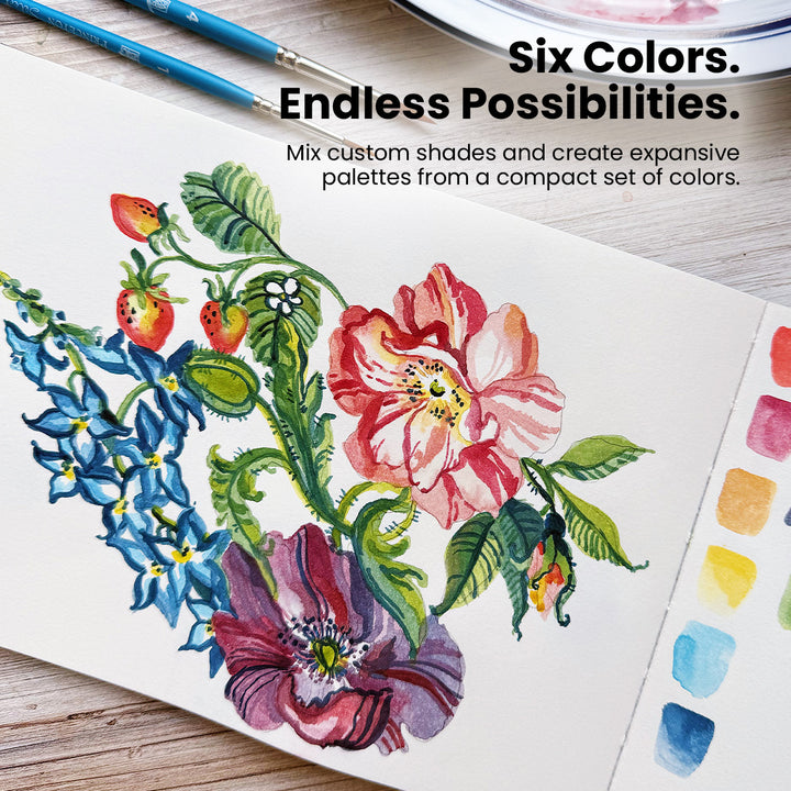 Watercolor Compact - Bold Ember