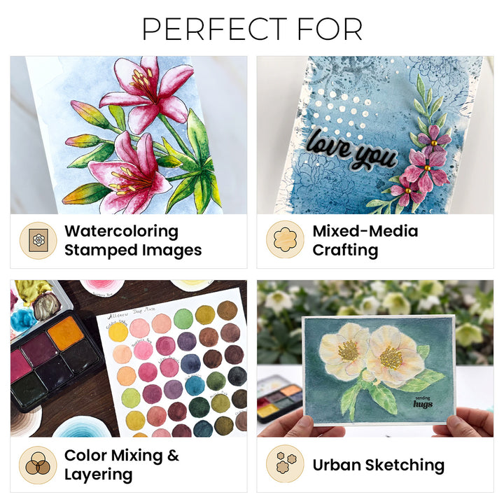 Watercolor Compact - Bold Ember