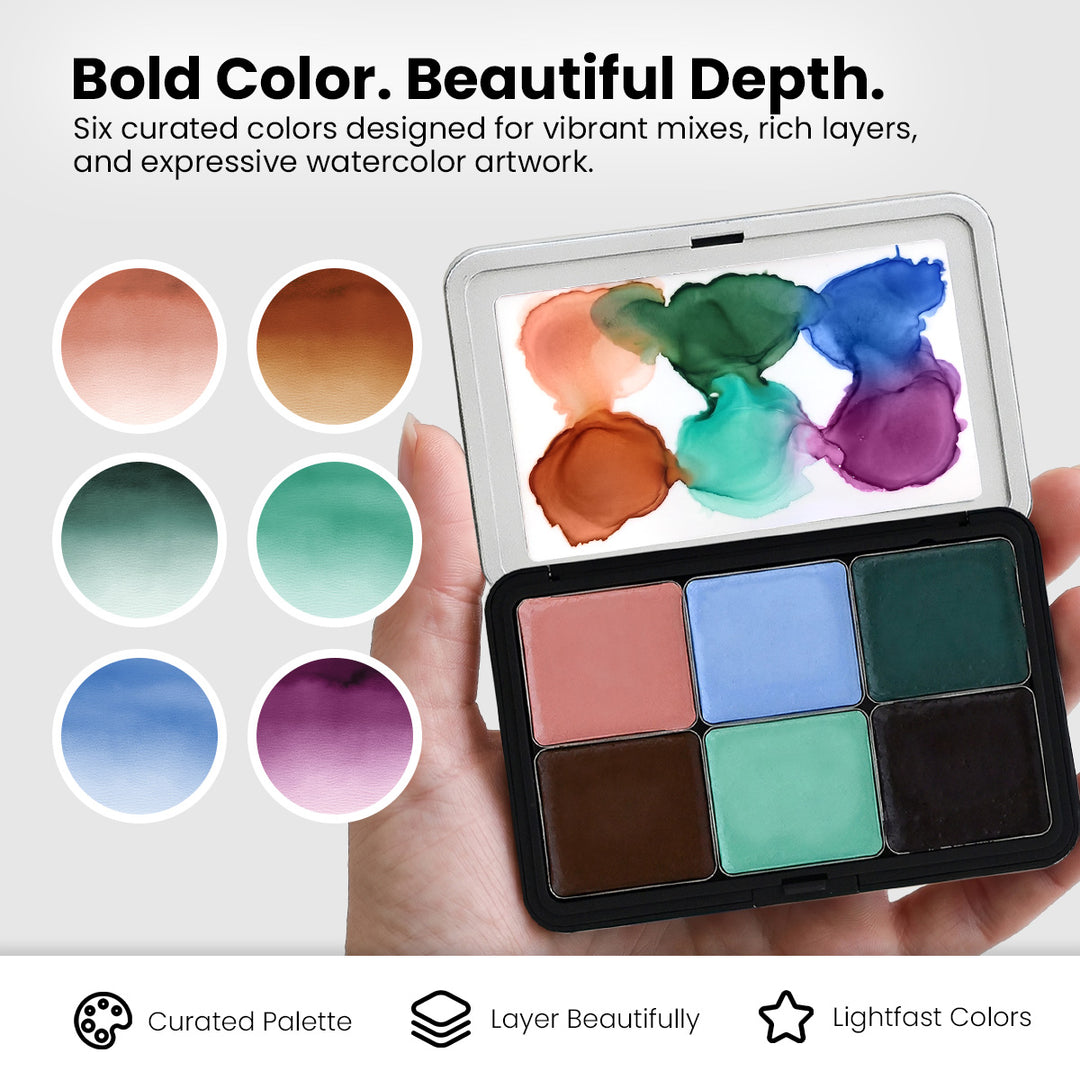 Watercolor Compact - Lush Terra