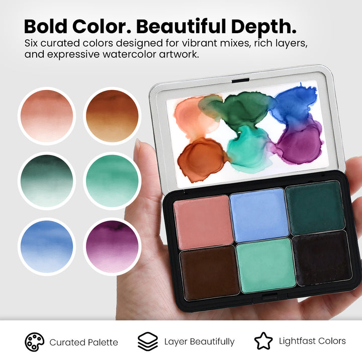 Watercolor Compact - Lush Terra
