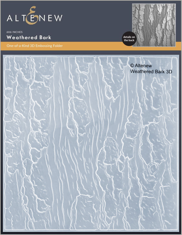 Weathered Bark 3D Embossing Folder