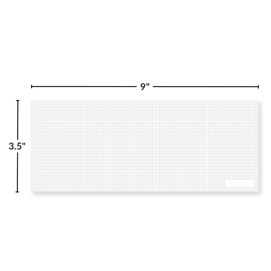 The Original Mini Sticky Mat: 9" x 3.5" (Classic Grid)