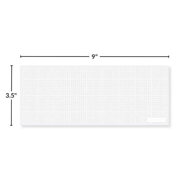 The Original Mini Sticky Mat: 9" x 3.5" (Classic Grid)