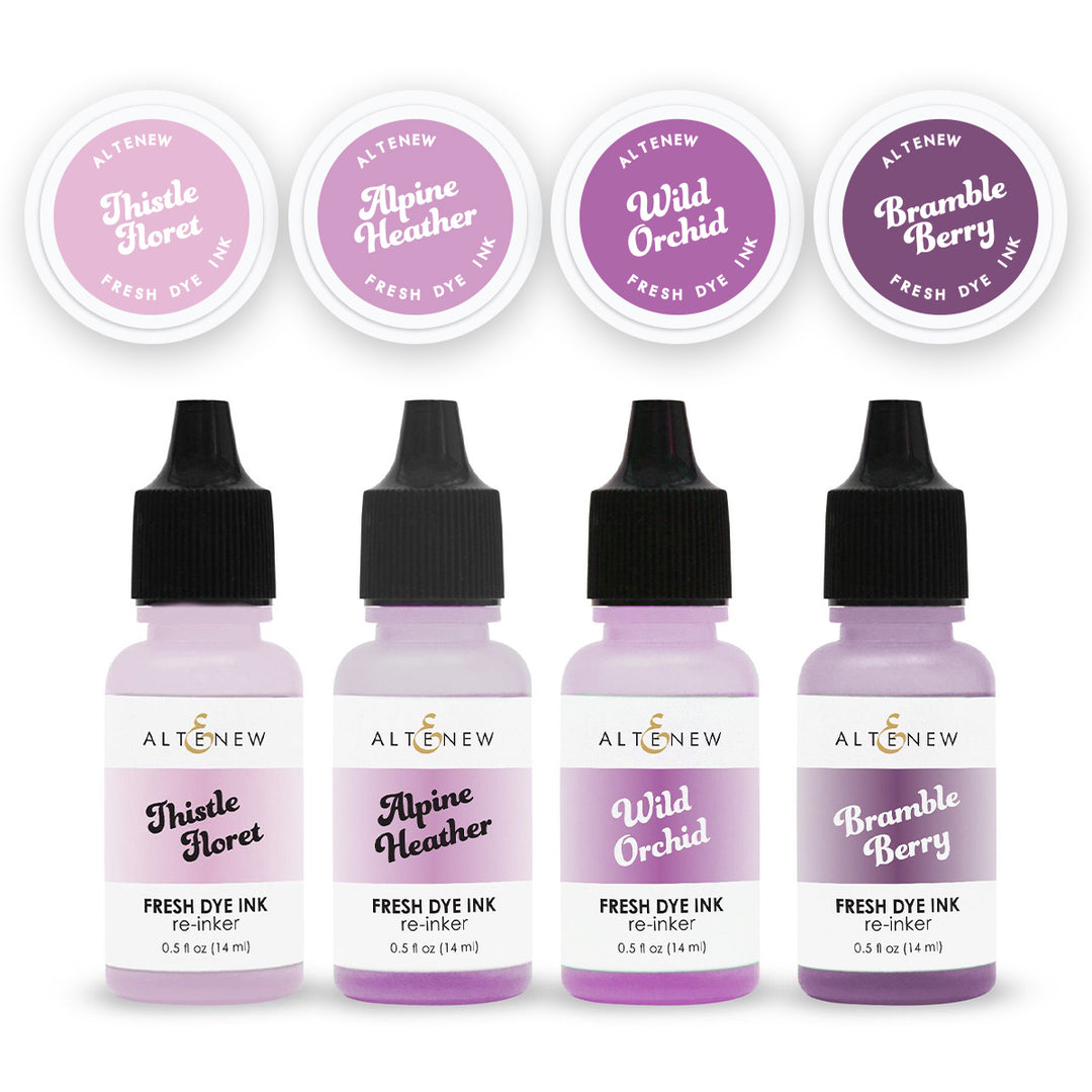 Highland Flora Fresh Dye Ink Mini Pods & Reinker Bundle