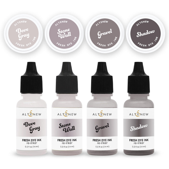 Tranquil Reflections Fresh Dye Ink Mini Pods & Reinker Bundle