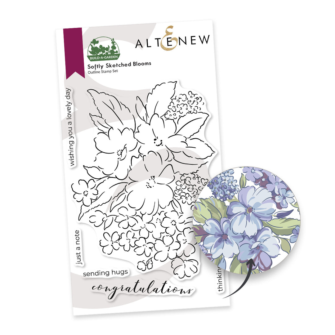 Build-A-Garden: Softly Sketched Blooms