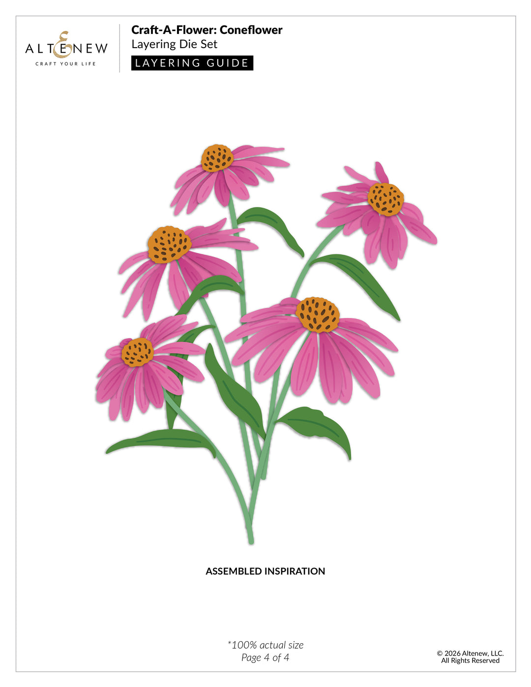 Craft-A-Flower: Coneflower Layering Die Set