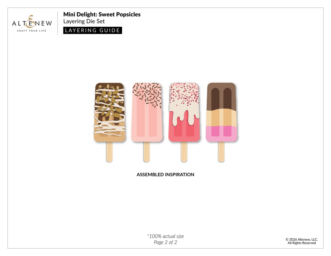Mini Delight: Sweet Popsicles Stamp & Die Set