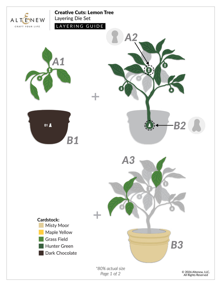 Creative Cuts: Lemon Tree Layering Die Set