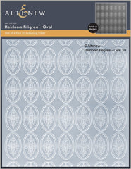 Heirloom Filigree - Oval 3D Embossing Folder