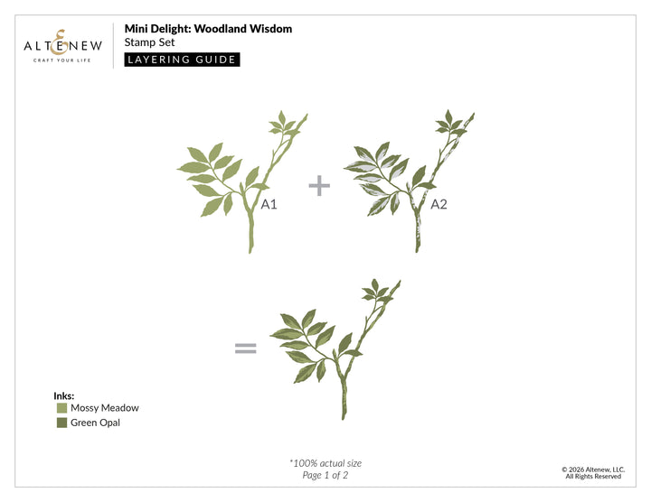 Mini Delight: Woodland Wisdom Stamp & Layering Die Set
