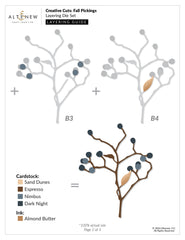 Creative Cuts: Fall Pickings Layering Die Set
