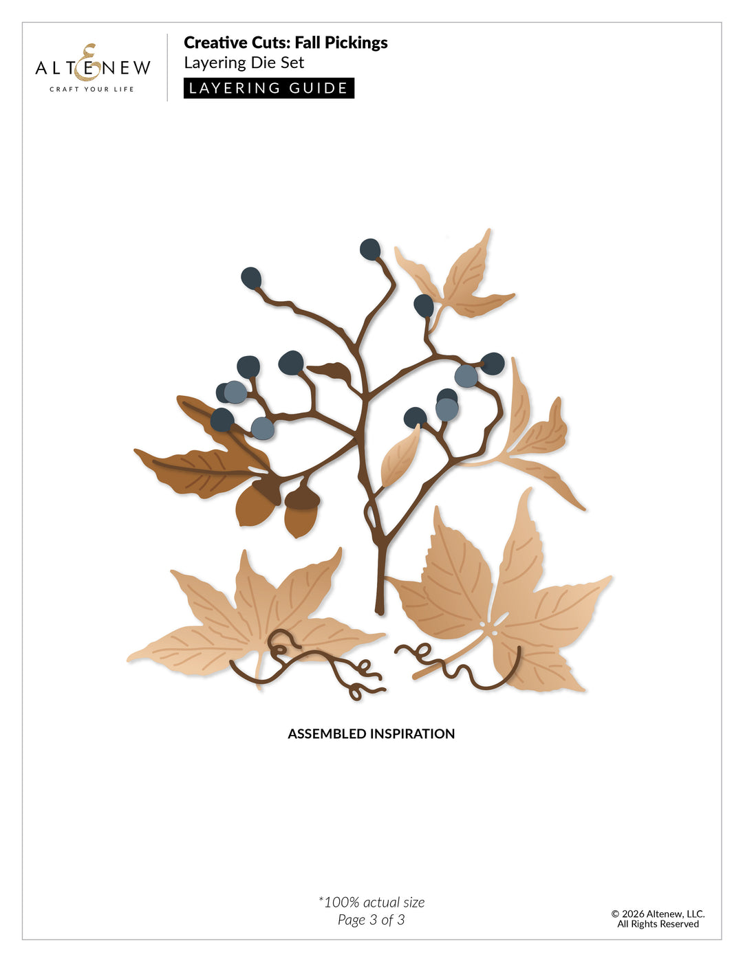 Creative Cuts: Fall Pickings Layering Die Set