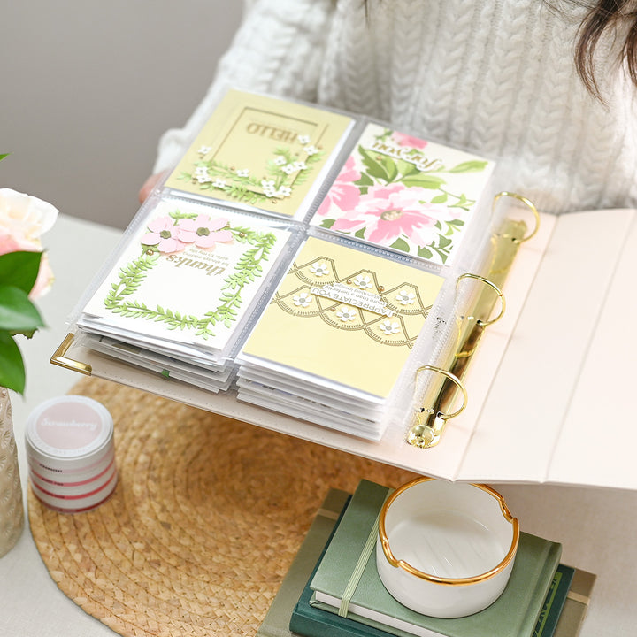 9x12 Three-Ring Album - Ivory