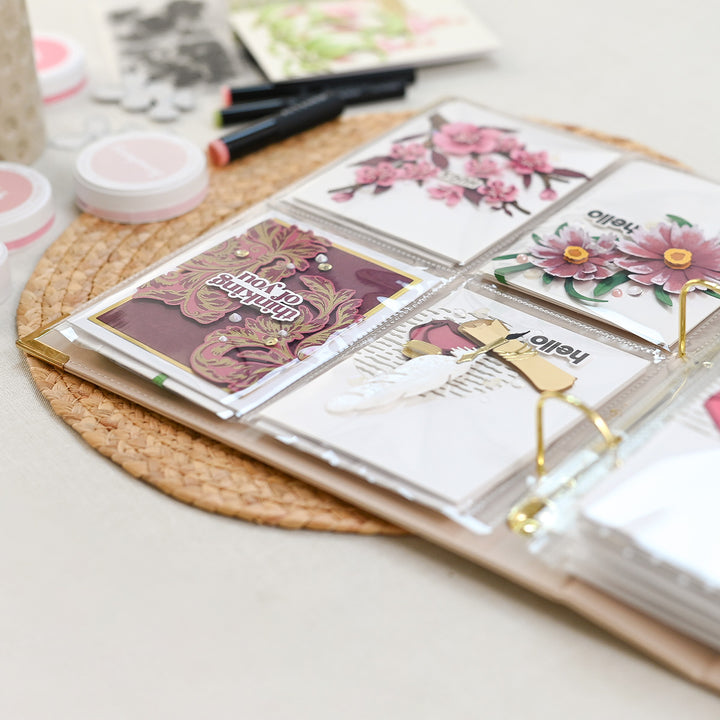 9x12 Three-Ring Album - Ivory