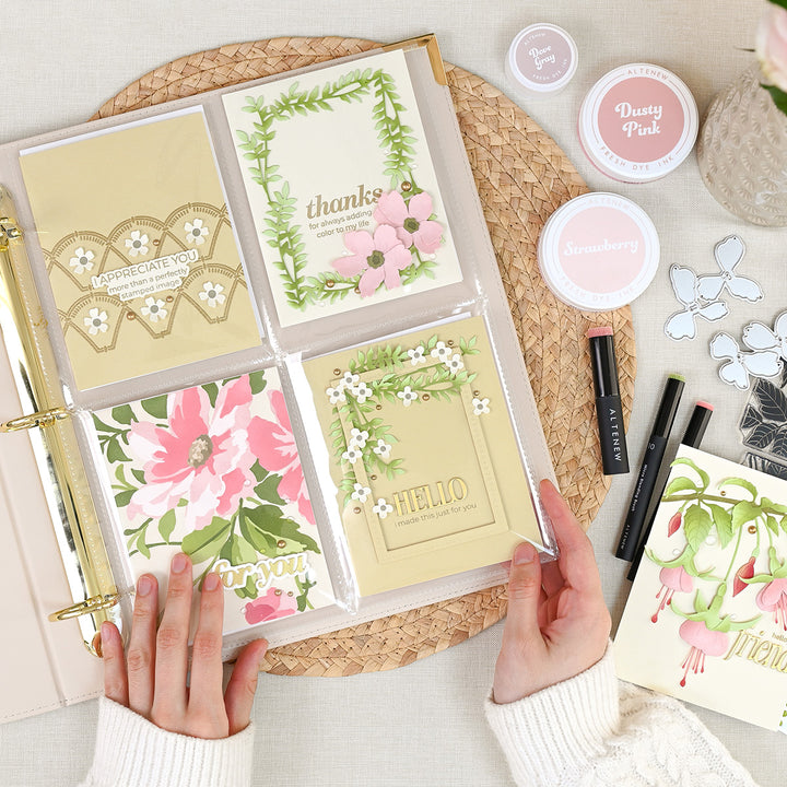 9x12 Three-Ring Album - Ivory