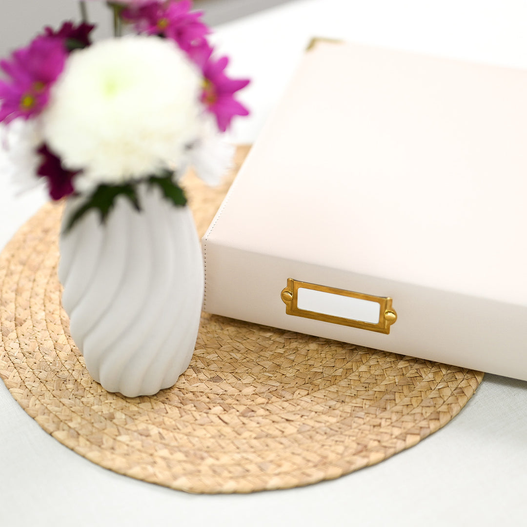 9x12 Three-Ring Album - Ivory