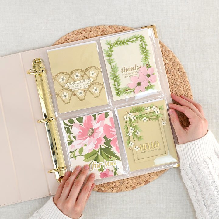 9x12 Three-Ring Album - Ivory