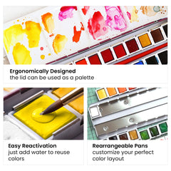 Artists' Watercolor 24 Pan Set
