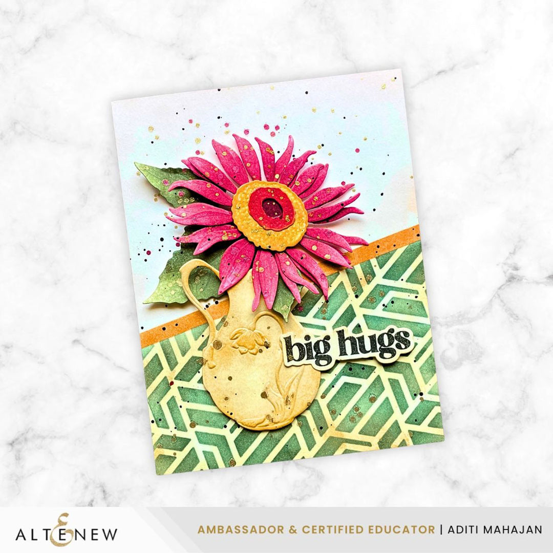 Geometric Mix Stencil - Altenew