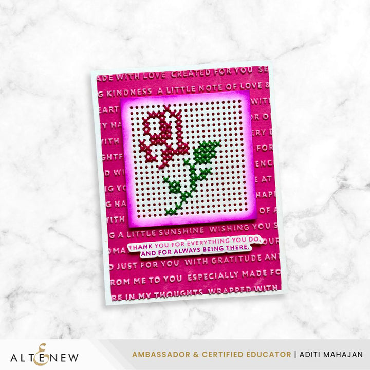 Handmade Happiness 3D Embossing Folder - Altenew