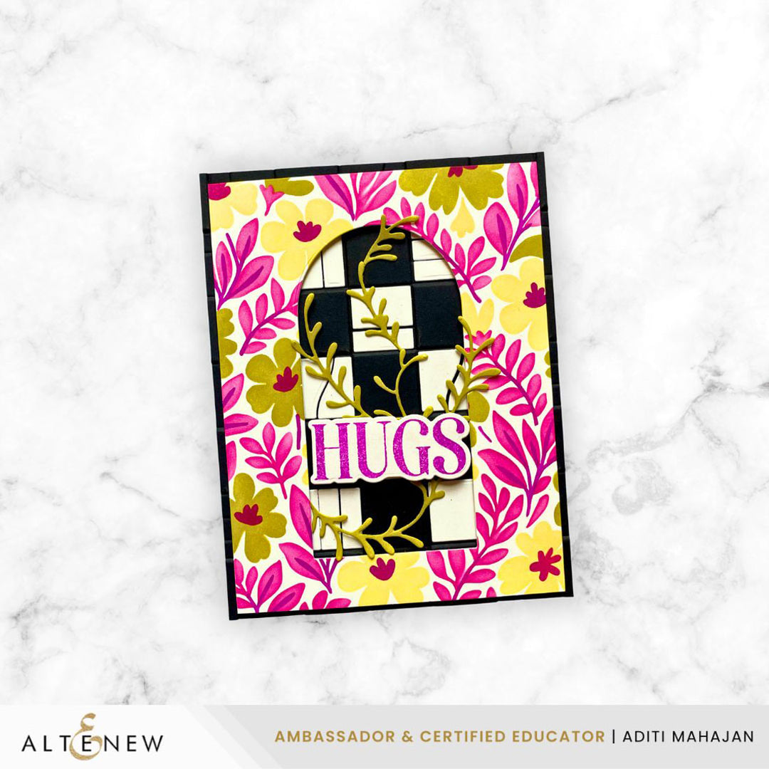 Stencil Art: Styled Backgrounds Layering Stencil Set (6 in 1) - Altenew