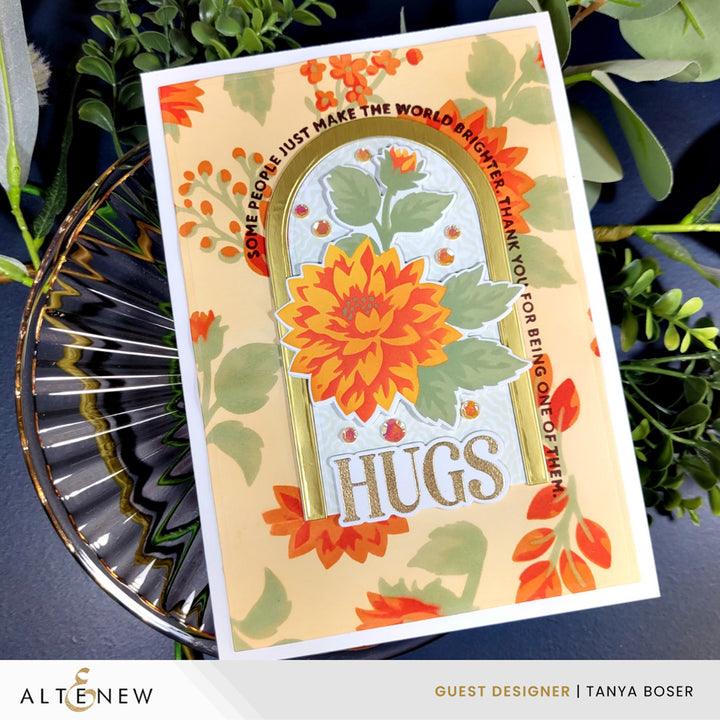 Stencil Art: Botanical Argyle Layering Stencil Set (6 in 1)