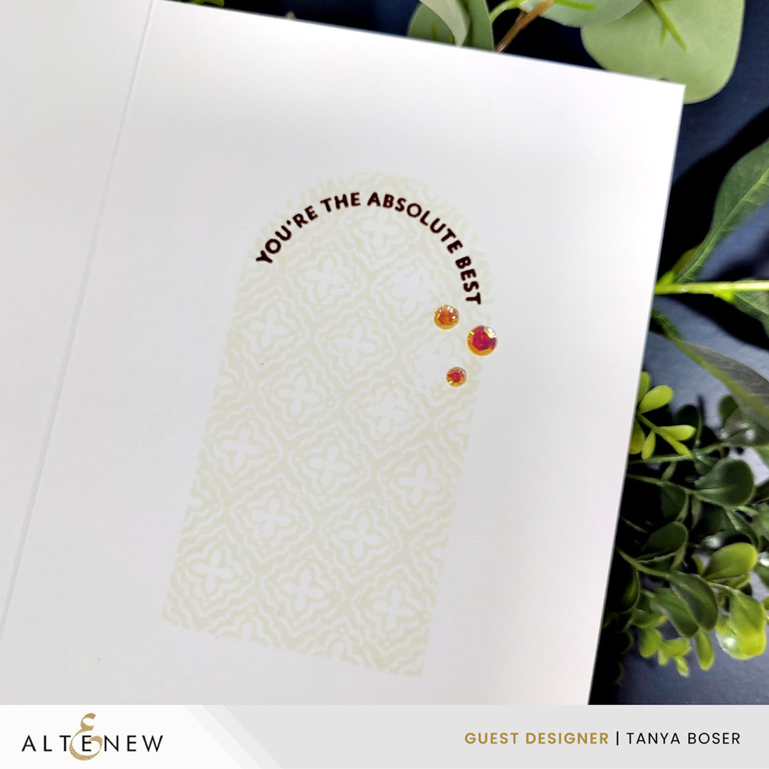 Arched Sentiments Stamp Set