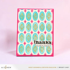 Heirloom Filigree - Oval 3D Embossing Folder
