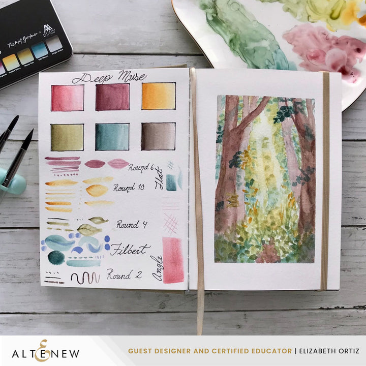 Luxe Watercolor Sketchbook - A5 (5.8" x 8.3") Portrait, 300 gsm - Altenew