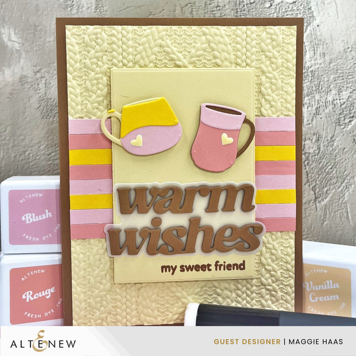 Warm & Cozy Sentiments Die Set