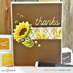 Warm & Cozy Sentiments Die Set