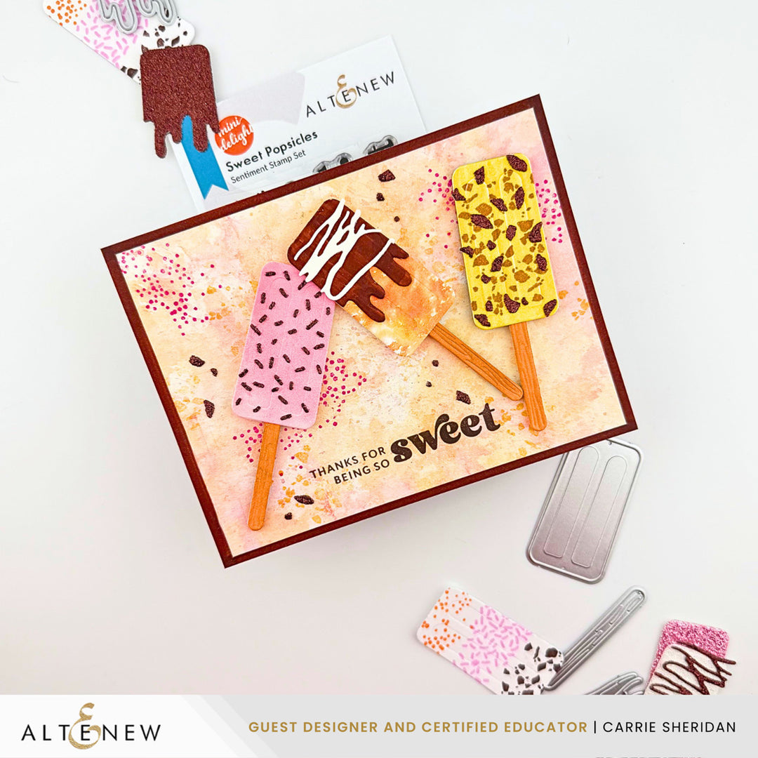 Mini Delight: Sweet Popsicles Stamp & Die Set