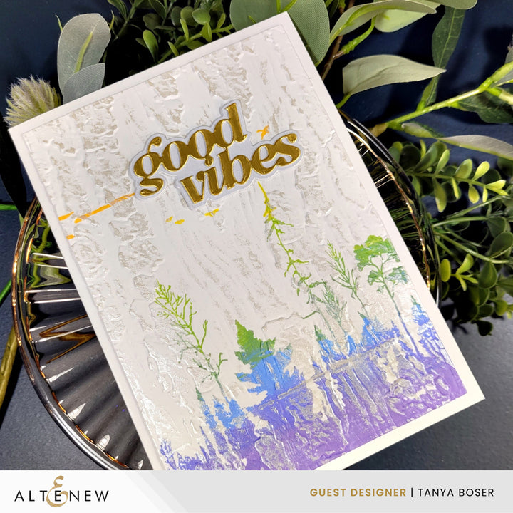 Weathered Bark 3D Embossing Folder