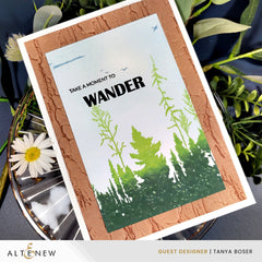 Weathered Bark 3D Embossing Folder