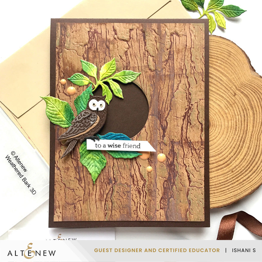 Mini Delight: Woodland Wisdom Stamp & Layering Die Set